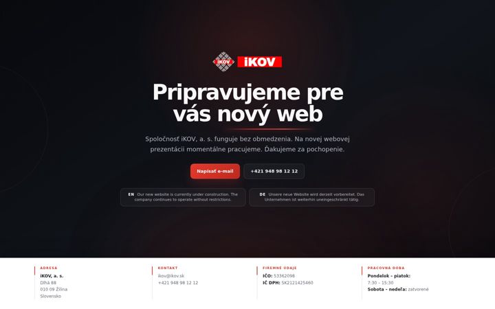 Screenshot of ikov.sk