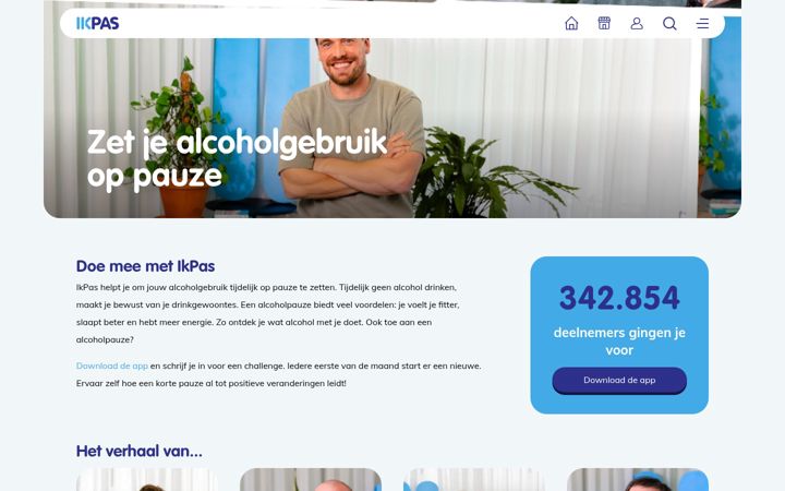 Screenshot of ikpas.nl