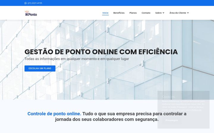 Screenshot of ikponto.com.br