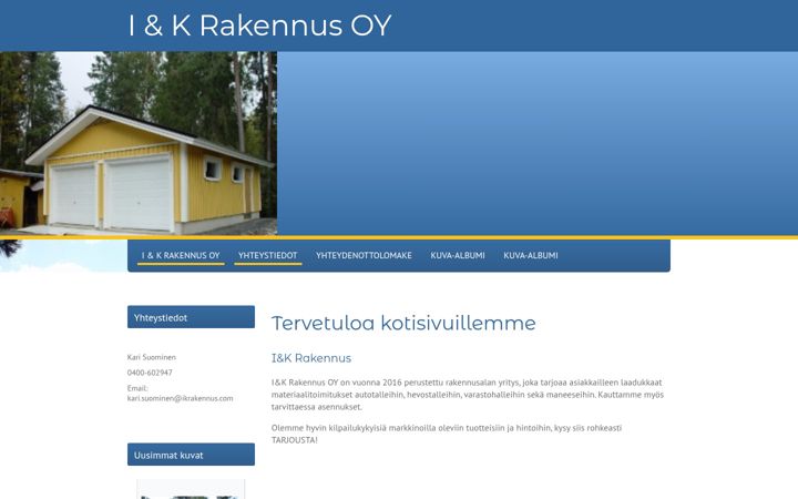 Екранна снимка на ikrakennus.com