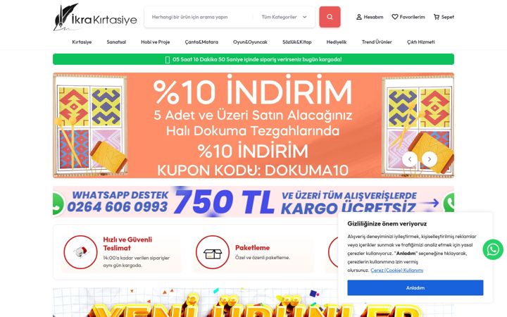 Екранна снимка на ikrakirtasiye.com