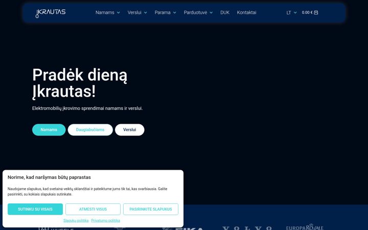 Posnetek zaslona ikrautas.lt