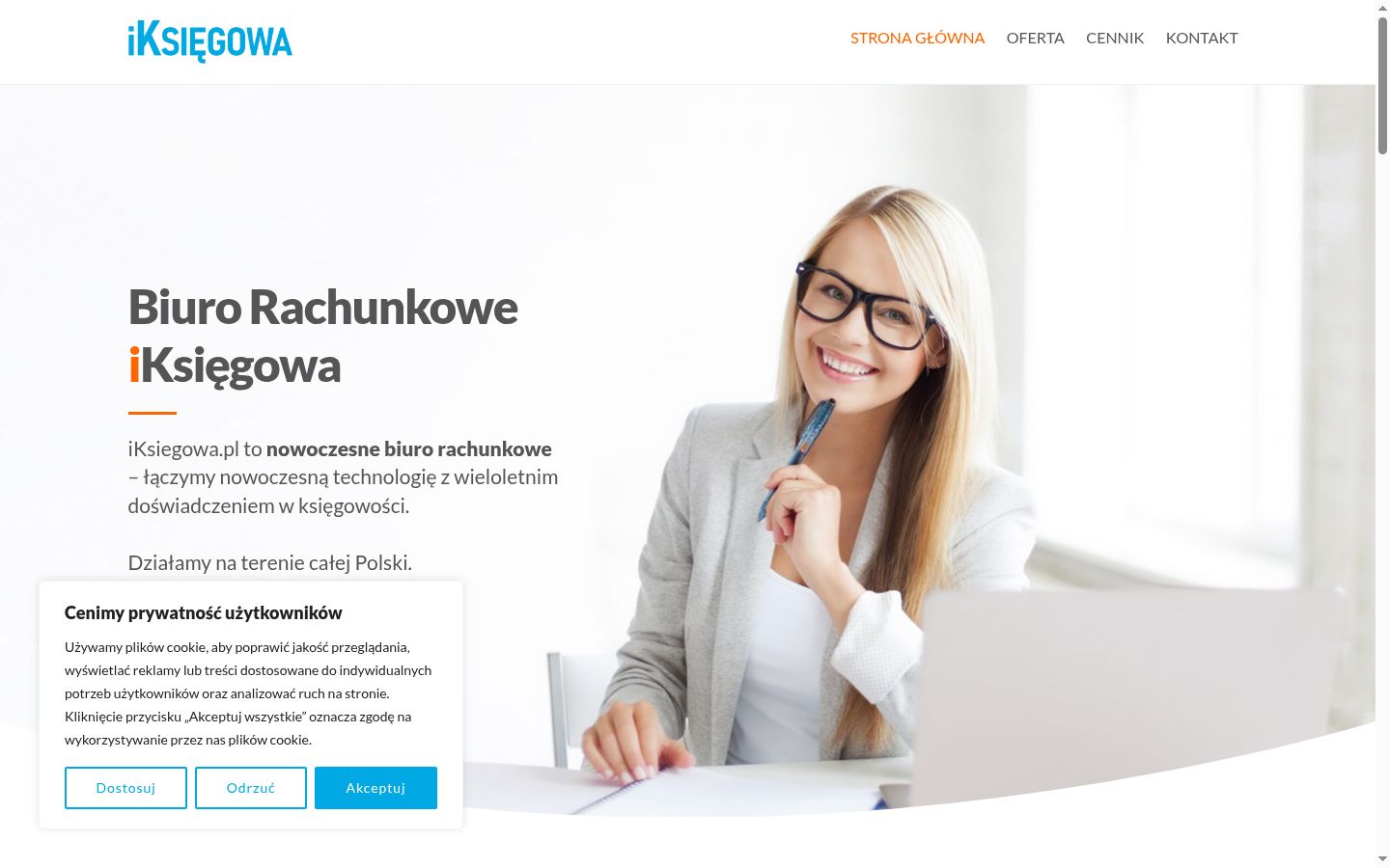 Sutikimo reklamjuostės, rodytos prieš bet kokią sąveiką, ekrano kopija