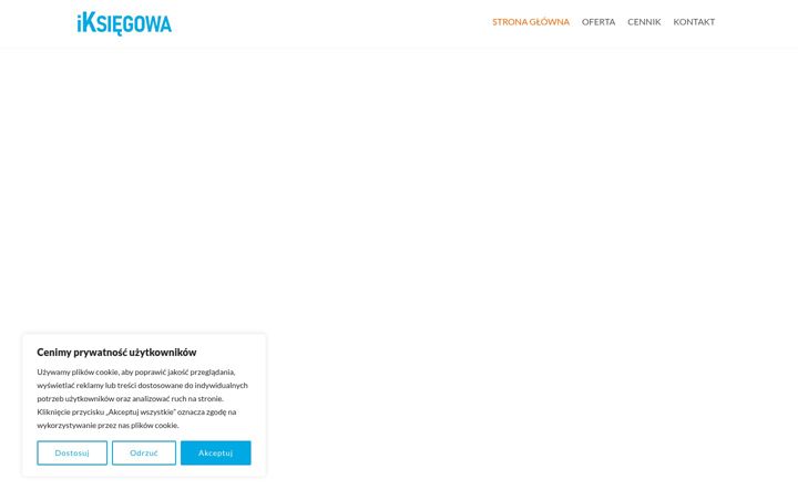 Screenshot of iksiegowa.pl
