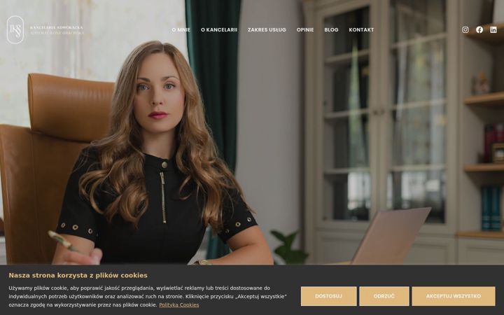Screenshot of ikskancelaria.pl