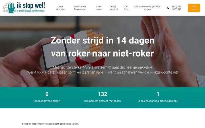 Screenshot of ikstopwel.nl