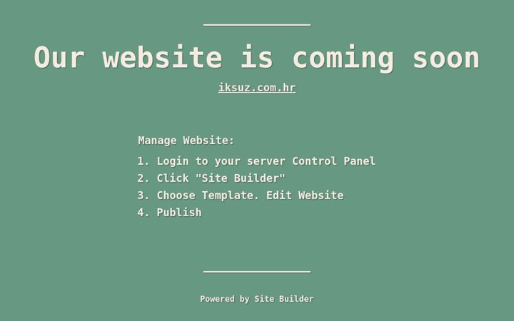 Screenshot of iksuz.com.hr