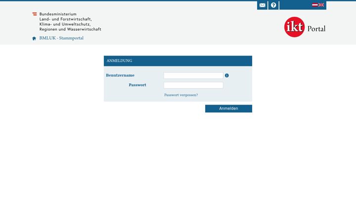 Screenshot of ikt-portal.at