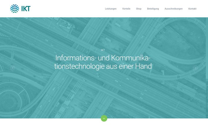 Screenshot of ikt-regio.de