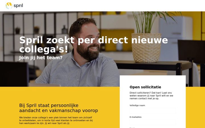 Screenshot of ikwilnaarspril.nl