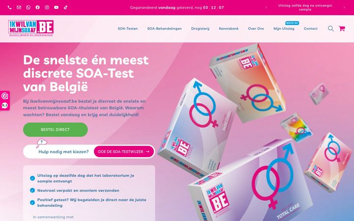 Screenshot of ikwilvanmijnsoaaf.be