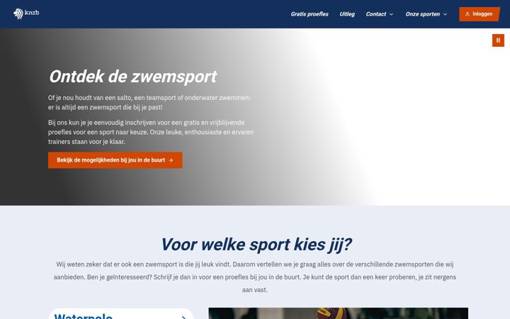 Screenshot of ikwilzwemmen.nl