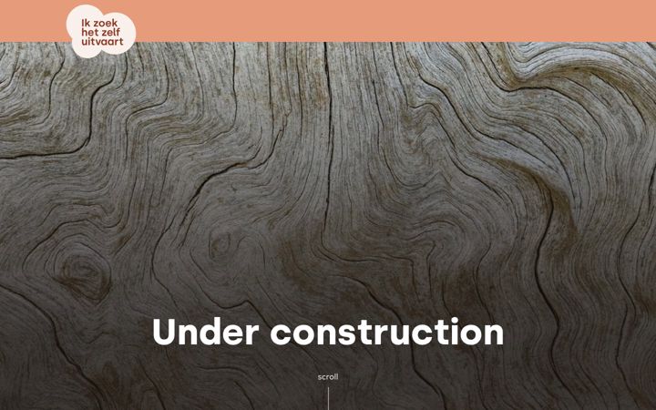 Screenshot of ikzoekhetzelfuitvaart.nl