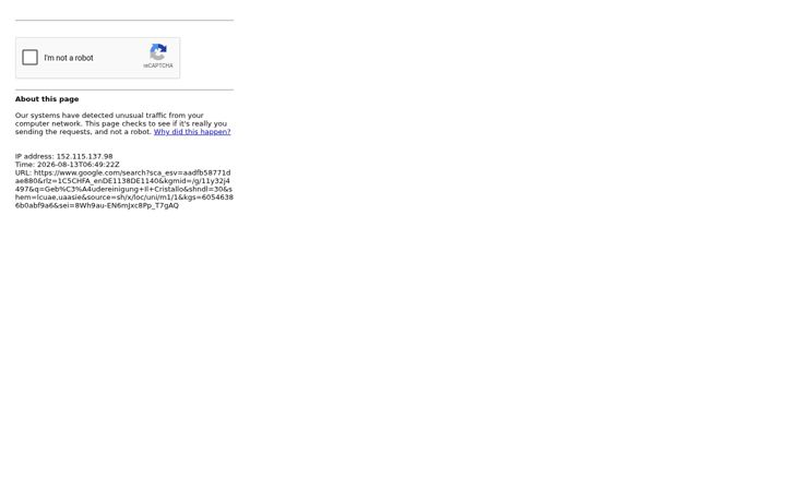 Screenshot of il-cristallo.de