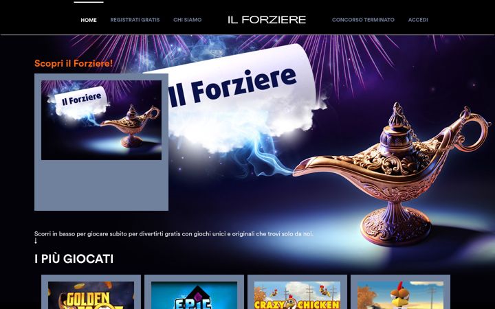 Screenshot of il-forziere.com