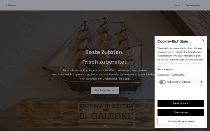 Screenshot ta' il-galeone.com