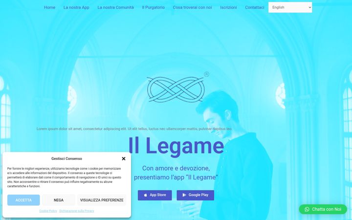 Screenshot of il-legame.eu