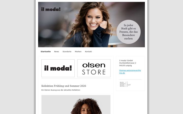 Screenshot of il-moda-group.de