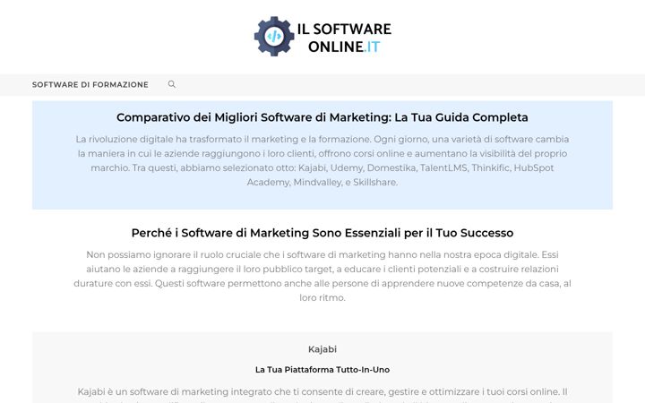 Screenshot of il-software-online.it