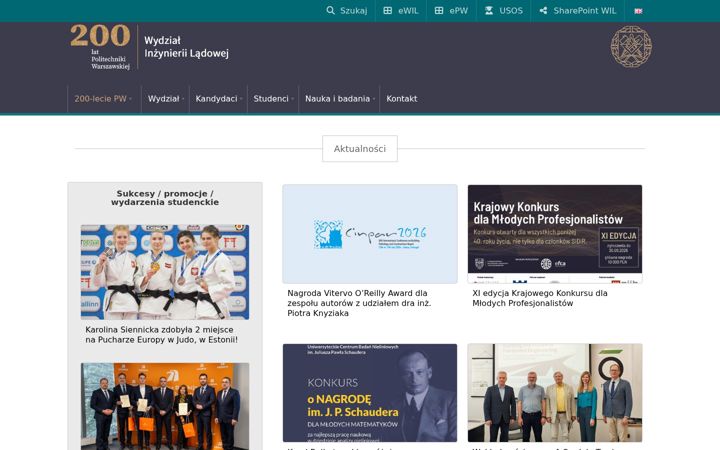 Screenshot of il.pw.edu.pl
