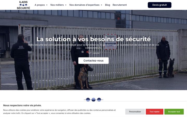 Screenshot of iladis.fr