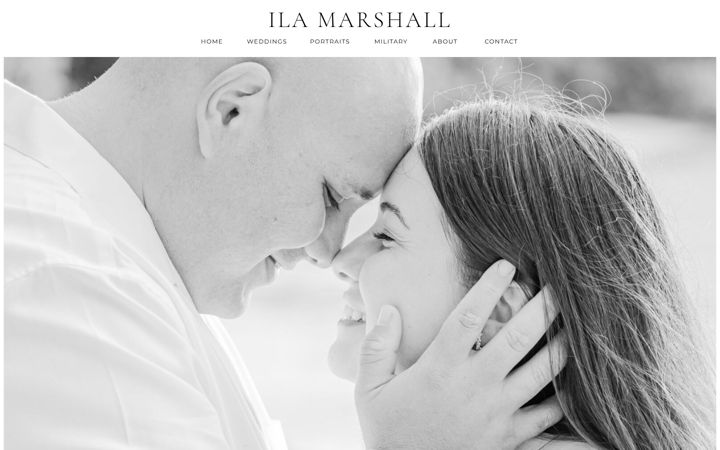 Screenshot of ilamarshall.com