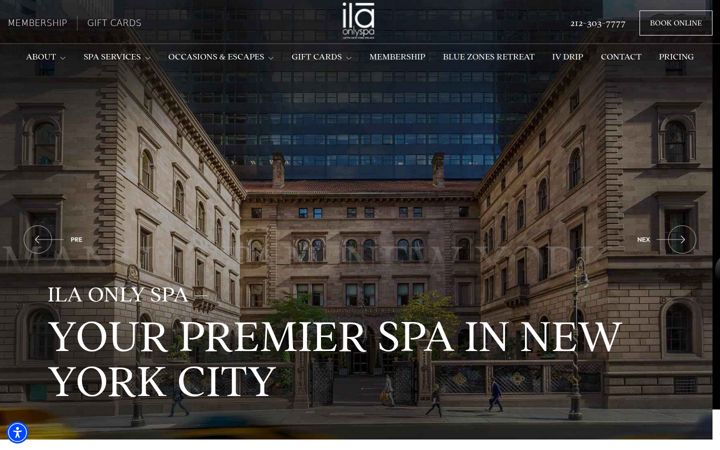 Screenshot of ilaonlyspa.com