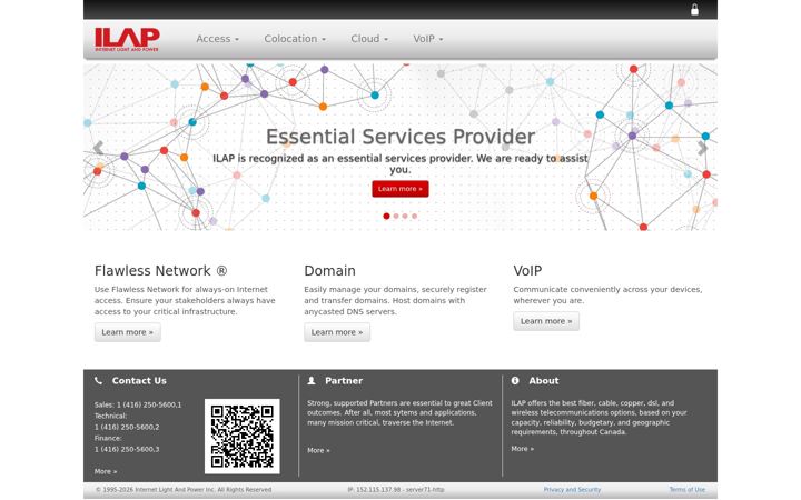 Screenshot of ilap.com