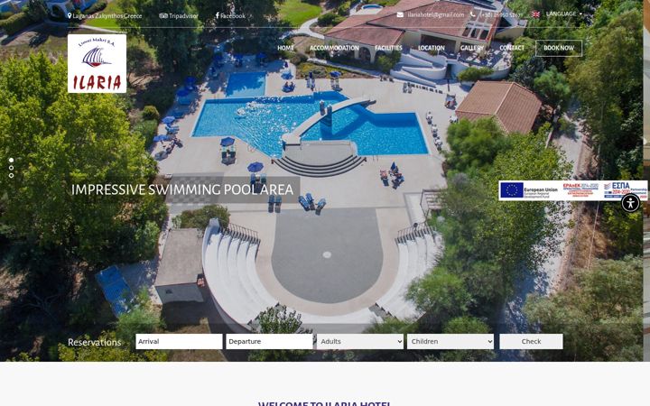 Screenshot of ilaria.gr