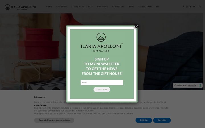 Екранна снимка на ilariaapolloni.com