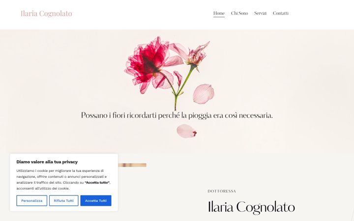 Screenshot of ilariacognolato.it