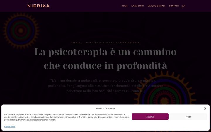 Screenshot of ilariacorti.it