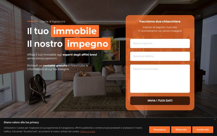 Screenshot of ilariadagostinopm.com