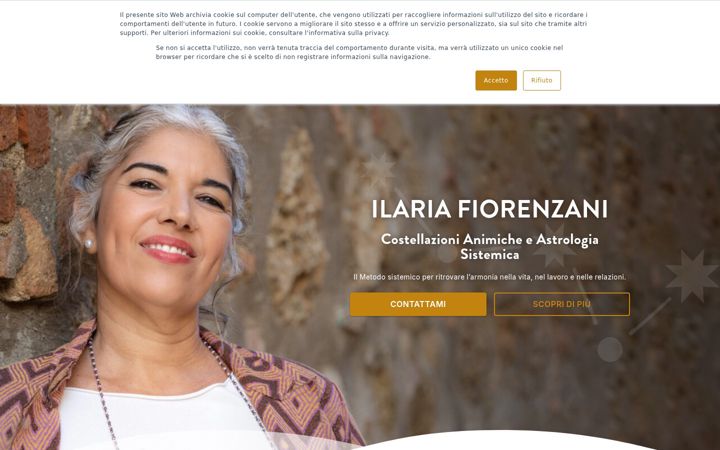 Screenshot of ilariafiorenzani.com