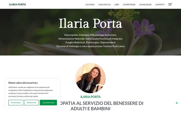 Screenshot of ilariaportanaturopata.it