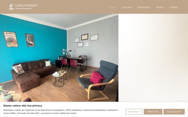 Screenshot of ilariapossenti.com