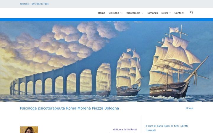 Screenshot of ilariarossipsicologa.it