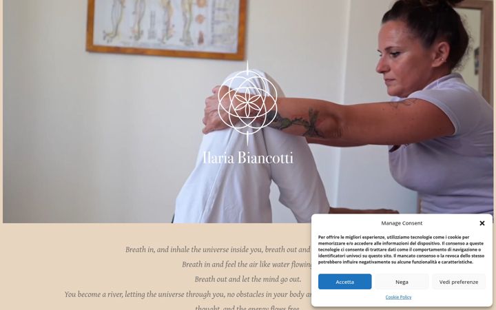 Screenshot of ilariashiatsu.it