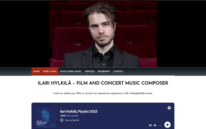 Екранна снимка на ilarihylkila.com