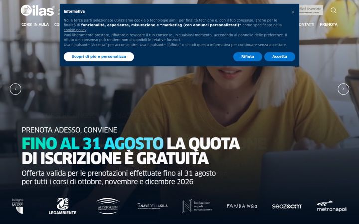 Screenshot of ilas.com