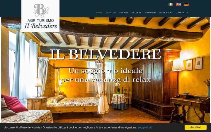 Captură de ecran a ilbelvedere-mugello.com