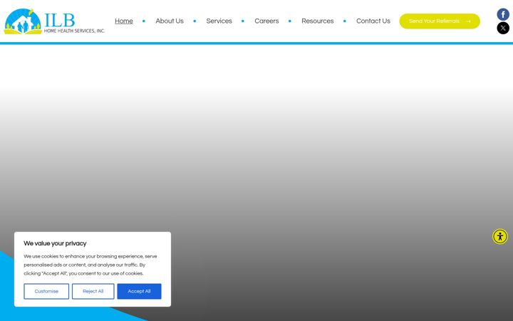 Screenshot of ilbhomehealth.com