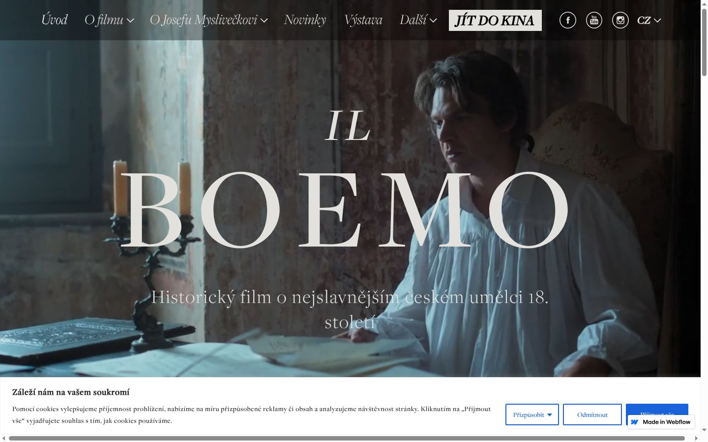 Sutikimo reklamjuostės, rodytos prieš bet kokią sąveiką, ekrano kopija