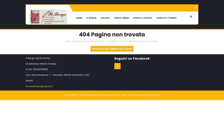 Screenshot of ilborgo-agriturismo.it