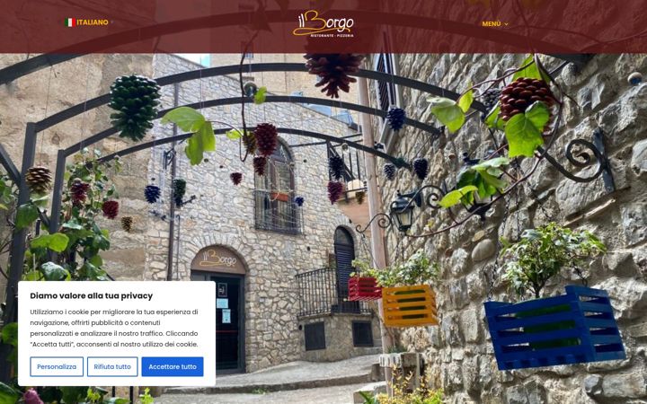 Screenshot of ilborgoristorante.it