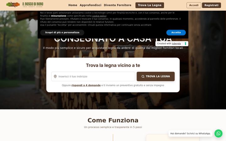 Screenshot of ilboscodibobo.com