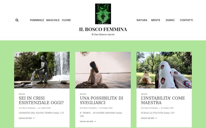 Screenshot of ilboscofemmina.com