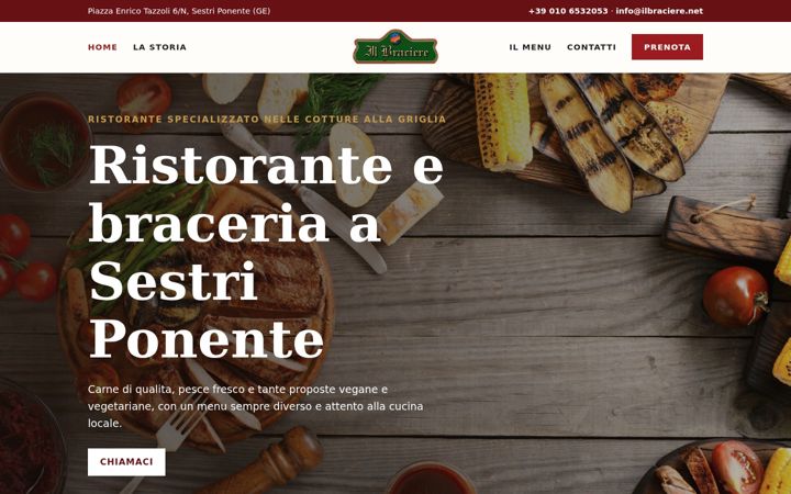 Screenshot of ilbracieresestri.it