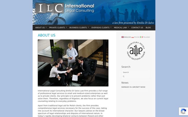 Screenshot of ilc-poland.com