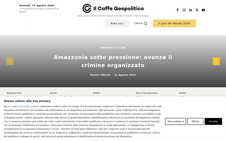 Screenshot of ilcaffegeopolitico.net